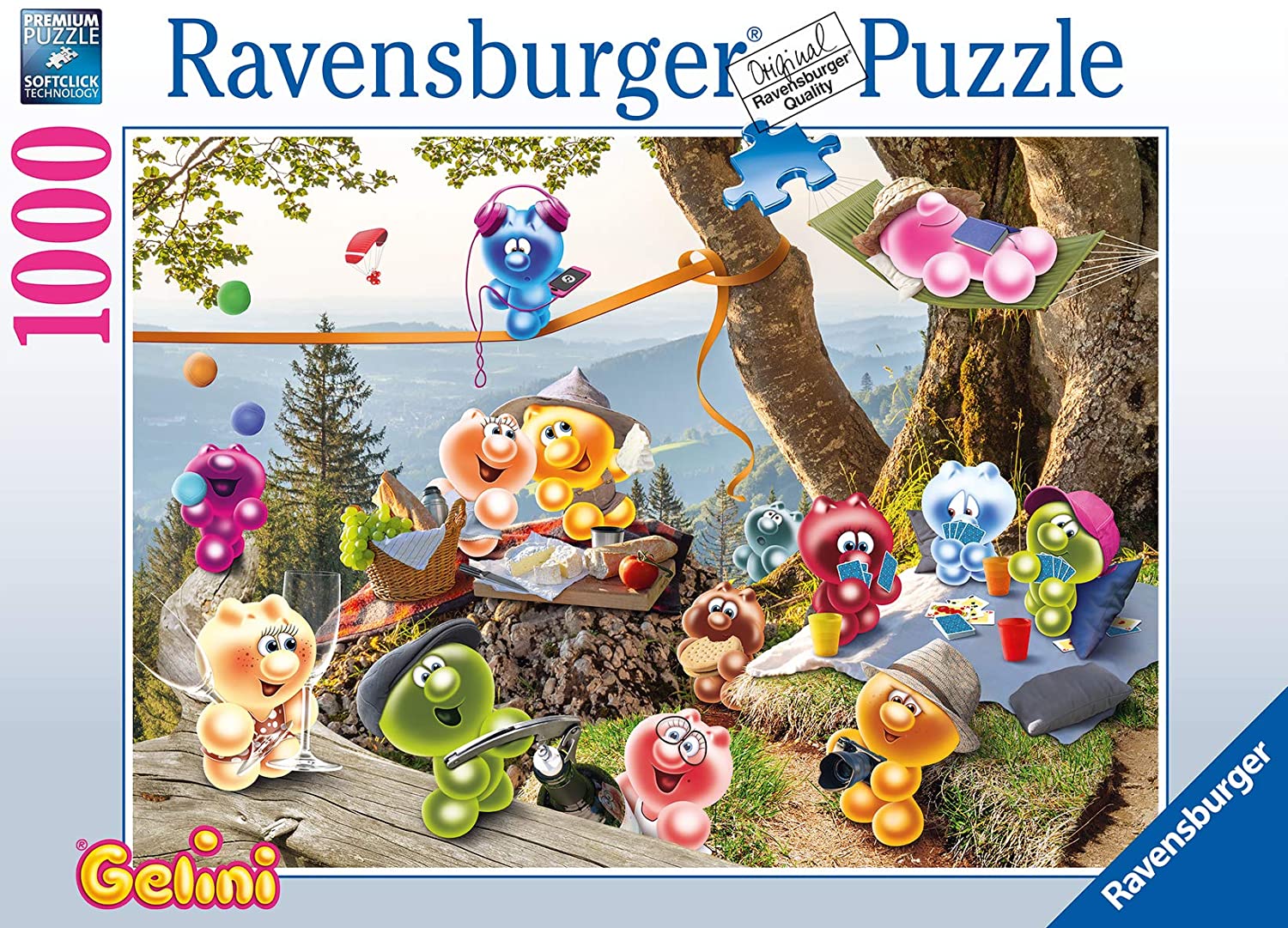 Ravensburger Gelini At the Picnic 1000 Piece Puzzle image 0